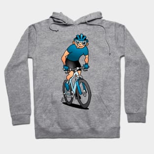 MTB - Mountain biker on his mountainbike Hoodie